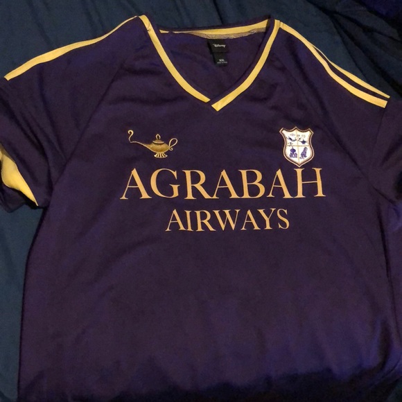 Disney Other - Disney Aladdin Agrabah Airways Exclusive Soccer Jersey
